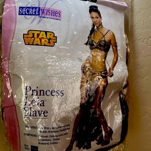 Secret Wishes Star Wars Princess Leia slave costume size medium